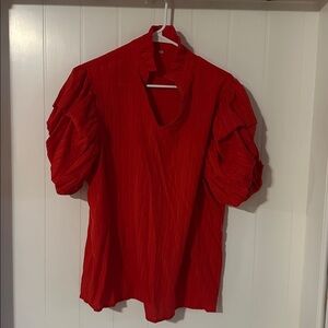 Elegant Red Women's Top